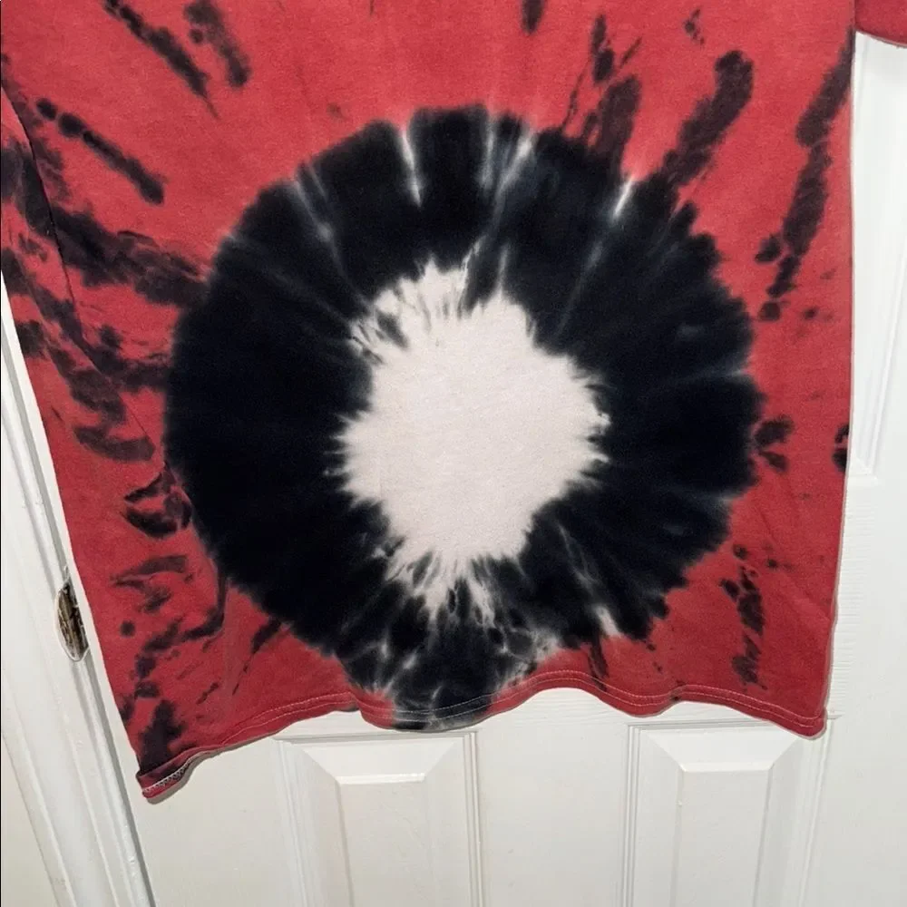 Goosebumps Red and Black Tie-Dye T-Shirt - Picture 7 of 8